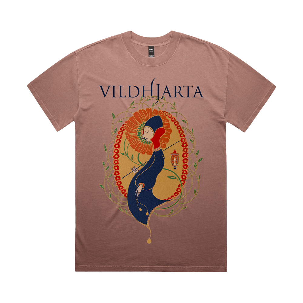 Lantern Lady T-Shirt - Faded Pink