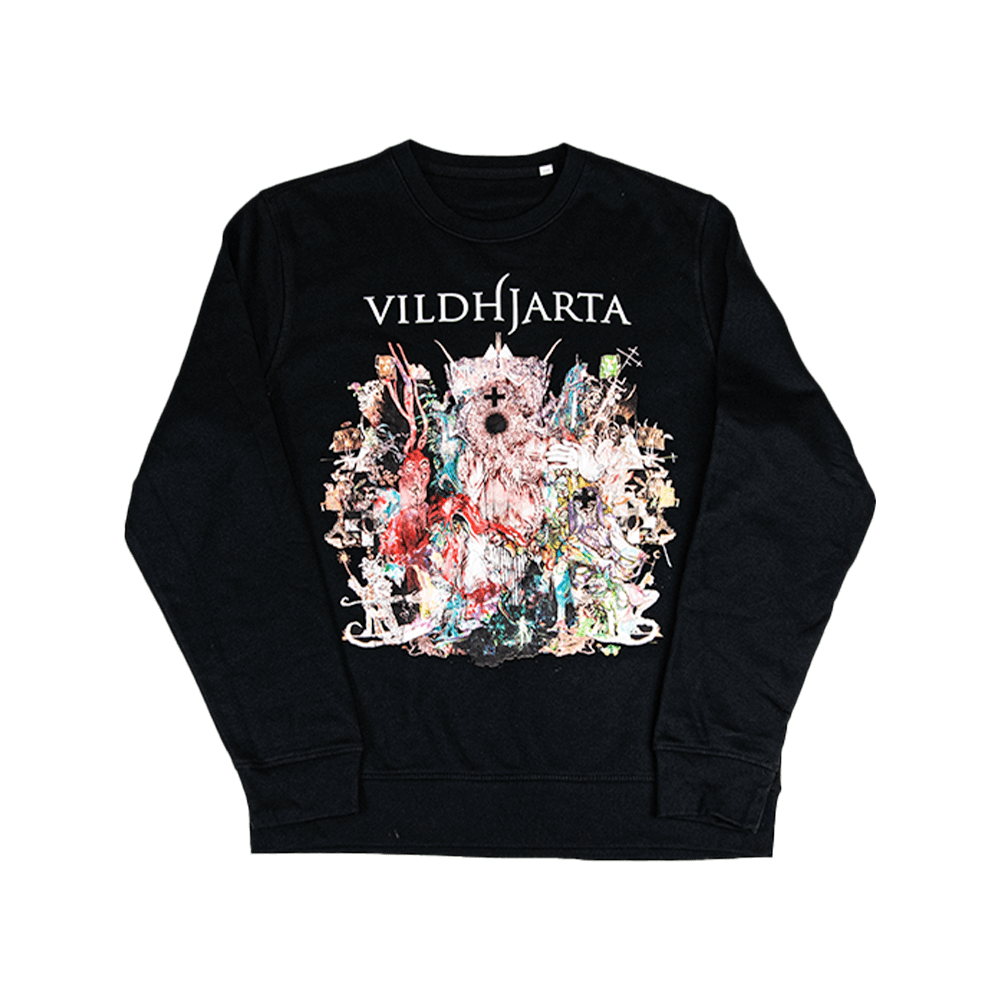 + Kristallfågel + Crewneck - Black
